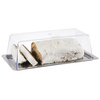 Plateau avec couvercle 33x17x10 cm, acier inoxydable, avec couvercle | APS 64