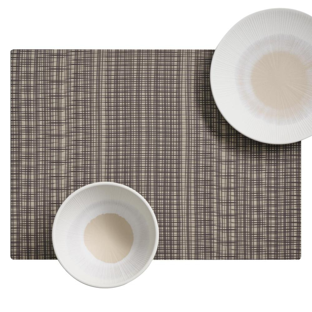 Set de table VELMA, silicone, brun, 45x33x0,1 cm | APS 60588