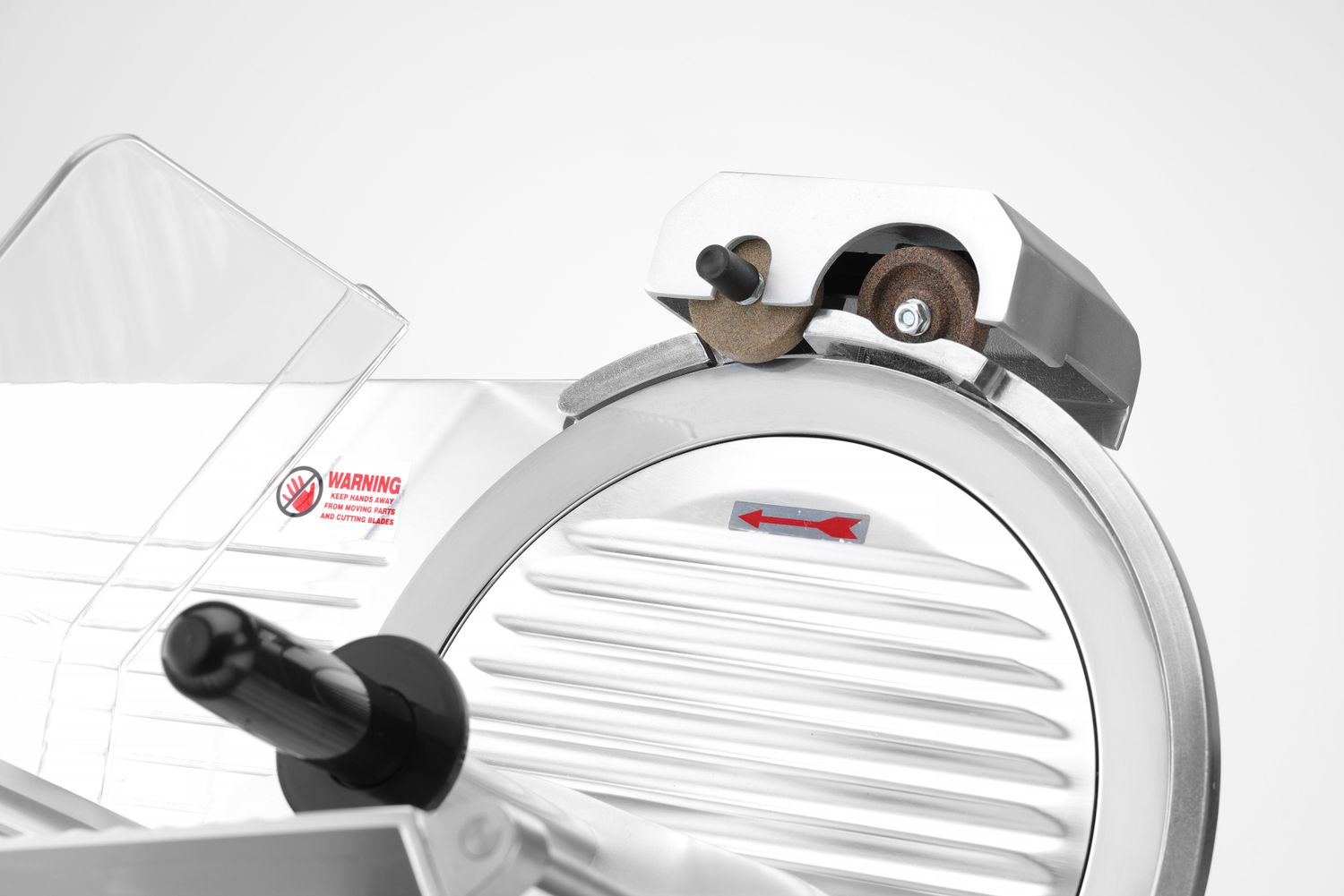 Trancheuse à charcuterie Kitchen Line 300, diamètre de lame 30 cm, épaisseur de coupe 0-14 mm, 230 V | HENDI 210246