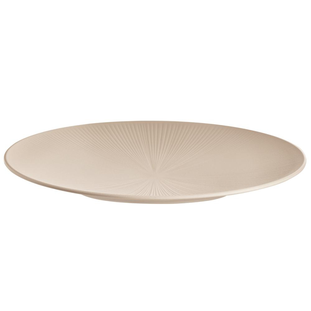Assiette NERO en mélamine, beige, 42 cm | APS 85423
