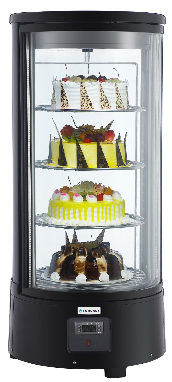 Vitrine réfrigérée d’exposition – rotative 72 L | FORGAST FG07717