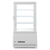 Vitrine réfrigérée posable 68 L, blanche, LED, acier inoxydable, 230 V | ARKTIC 233634