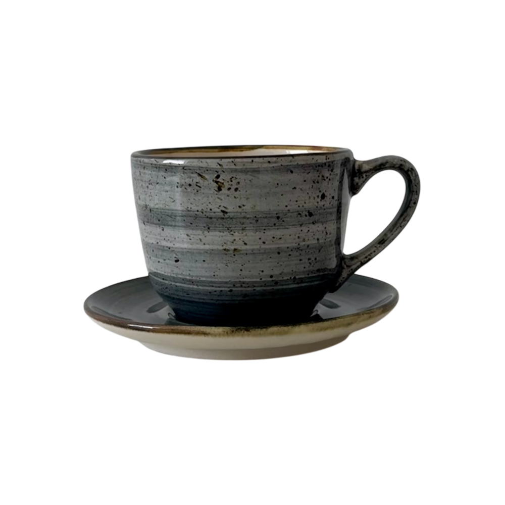 Tasse Bel 280 ml Still Rustic gris | KERA CERAMIKA 2.3.4/F/R.GRIS