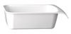 Bol CASCADE GN 1/4 en mélamine, blanc, 26,4x16,2x7,5 cm, 1,5 l | APS 83962