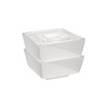 Couvercle pour bol FLOAT, avec ouverture pour cuillère, 19x19x1,5 cm | APS 83921