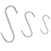 Crochets de boucher en acier inoxydable 100 mm | CONTACTO 485/100