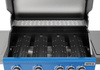 Grill à gaz ITAMI 4+1, 14,2 kW, bleu | YATO YG-20033