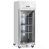 Armoire réfrigérée 1 porte GN 2/1 vitrée 685 l, en acier inoxydable | FORGAST FG07174