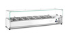 Vitrine réfrigérée 7 GN 1/3, capacité 7 GN 1/3, 2-8°C, 160x39,5x43 cm | ARKTIC 232989