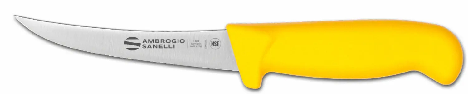 Couteau à désosser Supra colore, long. 27 cm, jaune | AMBROGIO SANELLI S301.013Y