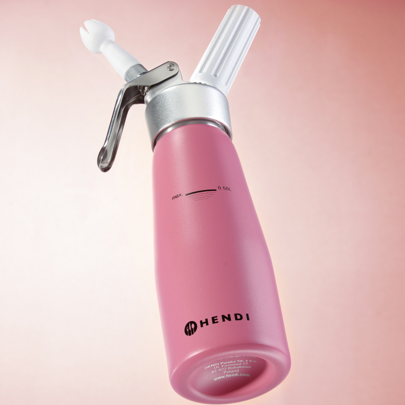Siphon à crème fouettée rose | HENDI 975886
