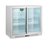 Réfrigérateur à boissons 2-portes, portes coulissantes, 150 L, aluminium, argenté | ARKTIC 236918