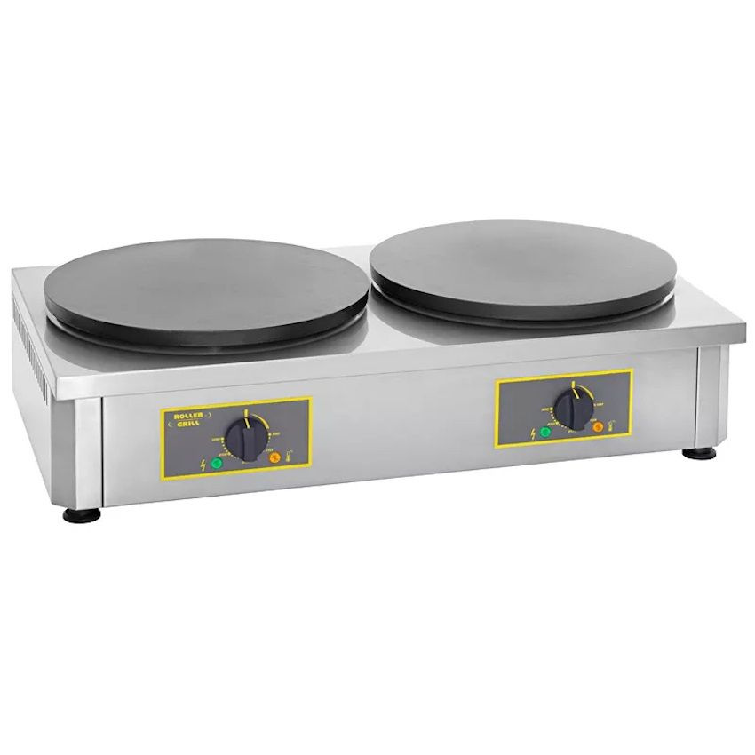 Crêpière électrique double, 2x40 cm, 2x3,6 kW, 230 V | ROLLER GRILL CDE 400