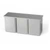 Armoire murale en acier inoxydable à 3 portes 150x40x60 cm | FORGAST