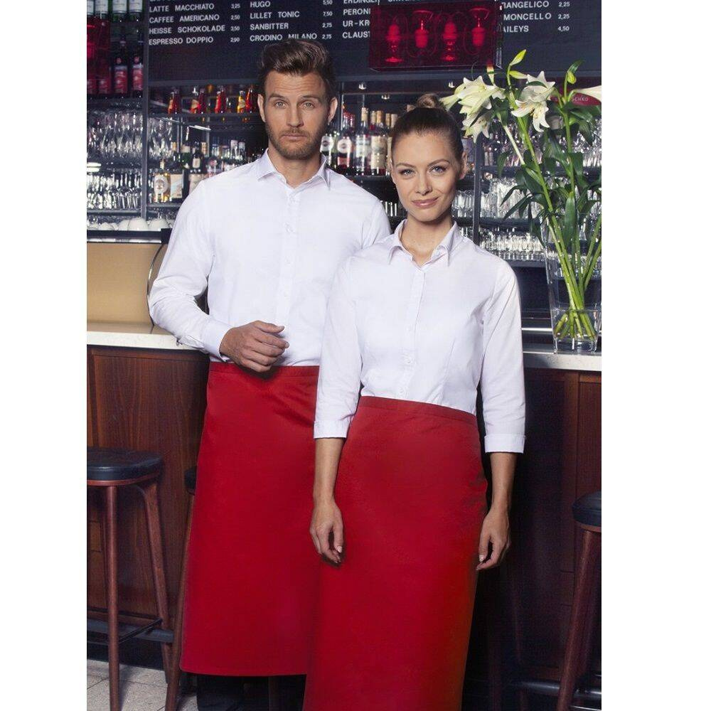 Tablier bistro Ibiza 110 x 90 cm rouge | KARLOWSKY BSS 3-8-pcs