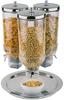 Distributeur de céréales pour petit-déjeuner, triple ROTATION 3x4,5 l | APS 11970