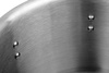 Casserole haute en acier inoxydable - capacité 98 L avec couvercle | YATO YG-00020