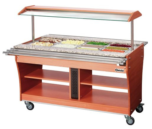 Étagère pour plateaux pour chariots de buffet 4x 1/1 GN, 1 pc. | BARTSCHER 125503