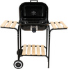 Gril au charbon avec réglage de la grille, grille 45x40 cm | LUND 99905