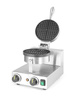 Gaufrier électrique rond, 4x 1/4 gaufre, 1 kW, 230 V | HENDI 212172