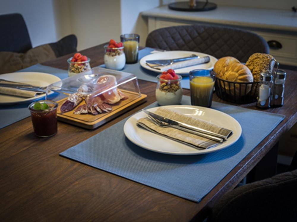 Set de table TIRA, PVC, bleu, 45x33x0.1 cm | APS 60002