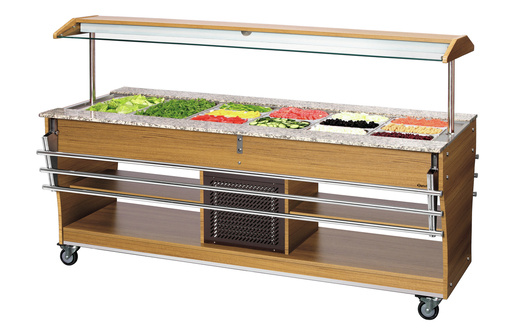 Chariot buffet réfrigéré 6x 1/1 GN | BARTSCHER 125527