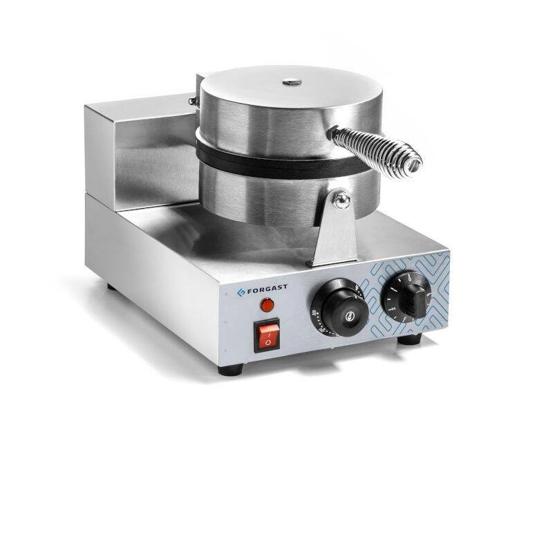 Gaufrier électrique rond, 1 kW, 230 V | FORGAST FG09701