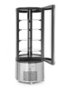 Vitrine réfrigérée ronde 360 L, LED, refroidissement dynamique | ARKTIC 233832