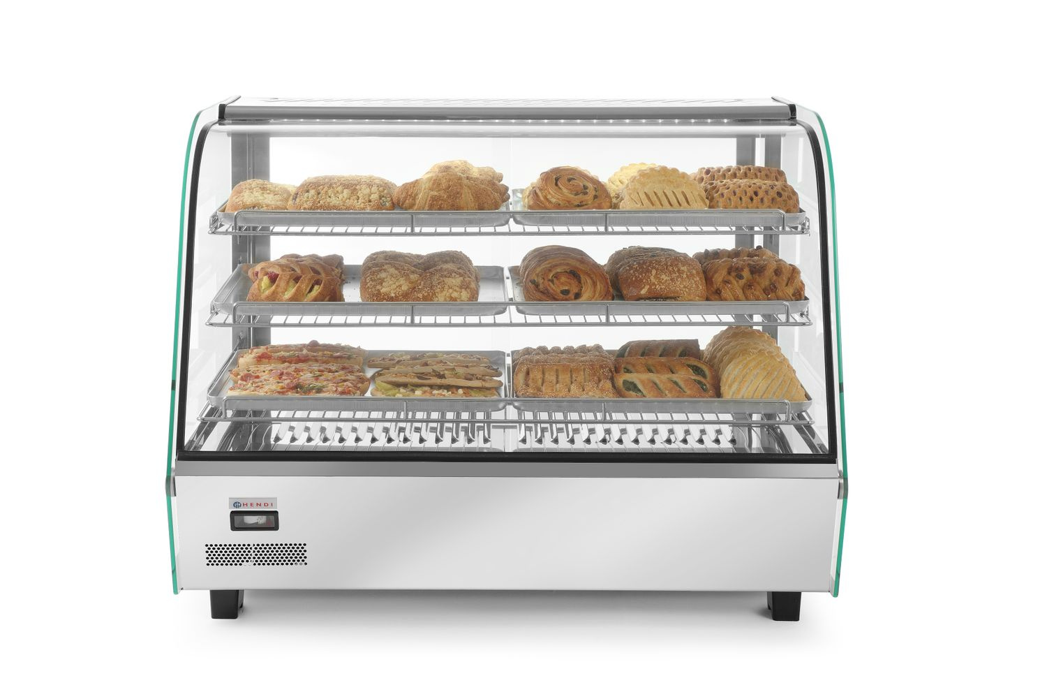Vitrine chauffante réglable 160 l, 1,5 kW, 230 V | HENDI 233733