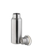 Bouteille isotherme « H2O YEAH! », acier inoxydable, couvercle en bambou, 500 ml | APS 66905