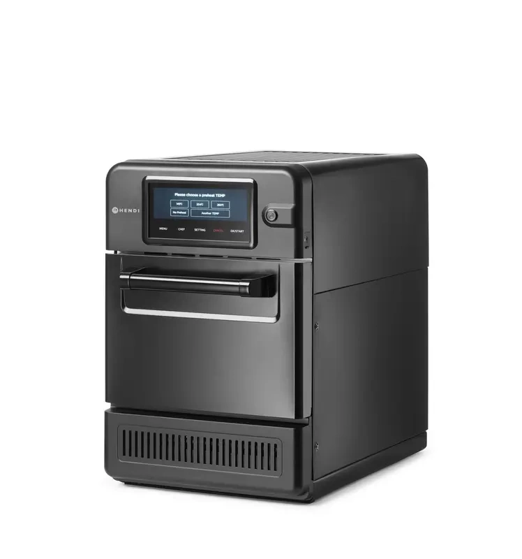 Four convection-micro-ondes CombiTurbo, 18 L, noir, 230 V / 3000 W | HENDI 281277