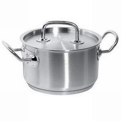 Casserole moyenne en acier inoxydable - capacité 9 L Kitchen Line | HENDI 836408
