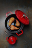 Cocotte en fonte avec couvercle rouge - cap. 3,4 l HENDI 626832
