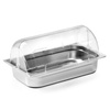 Couvercle roll-top GN 1/1 en polycarbonate | FORGAST FG03245