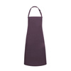 Tablier de cuisine Basic 75 x 90 cm avec boucle aubergine | KARLOWSKY BLS 4-39-Stck