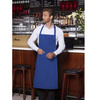 Tablier de cuisine Basic 75 x 90 cm avec poche et boucle bleu | KARLOWSKY BLS 5-6-pièces