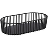 Panier buffet URBAN, en métal, noir, 29x16x6,5 cm | APS 30337