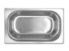 Bac GN 1/4 prof. 20 cm en acier inoxydable PROFI LINE | HENDI 801604