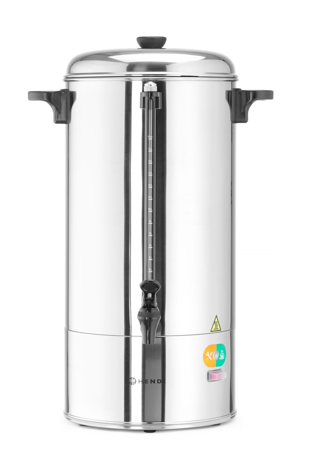 Percolateur à café 15 l, carter simple paroi, 1,5 kW, 230 V | HENDI 208205