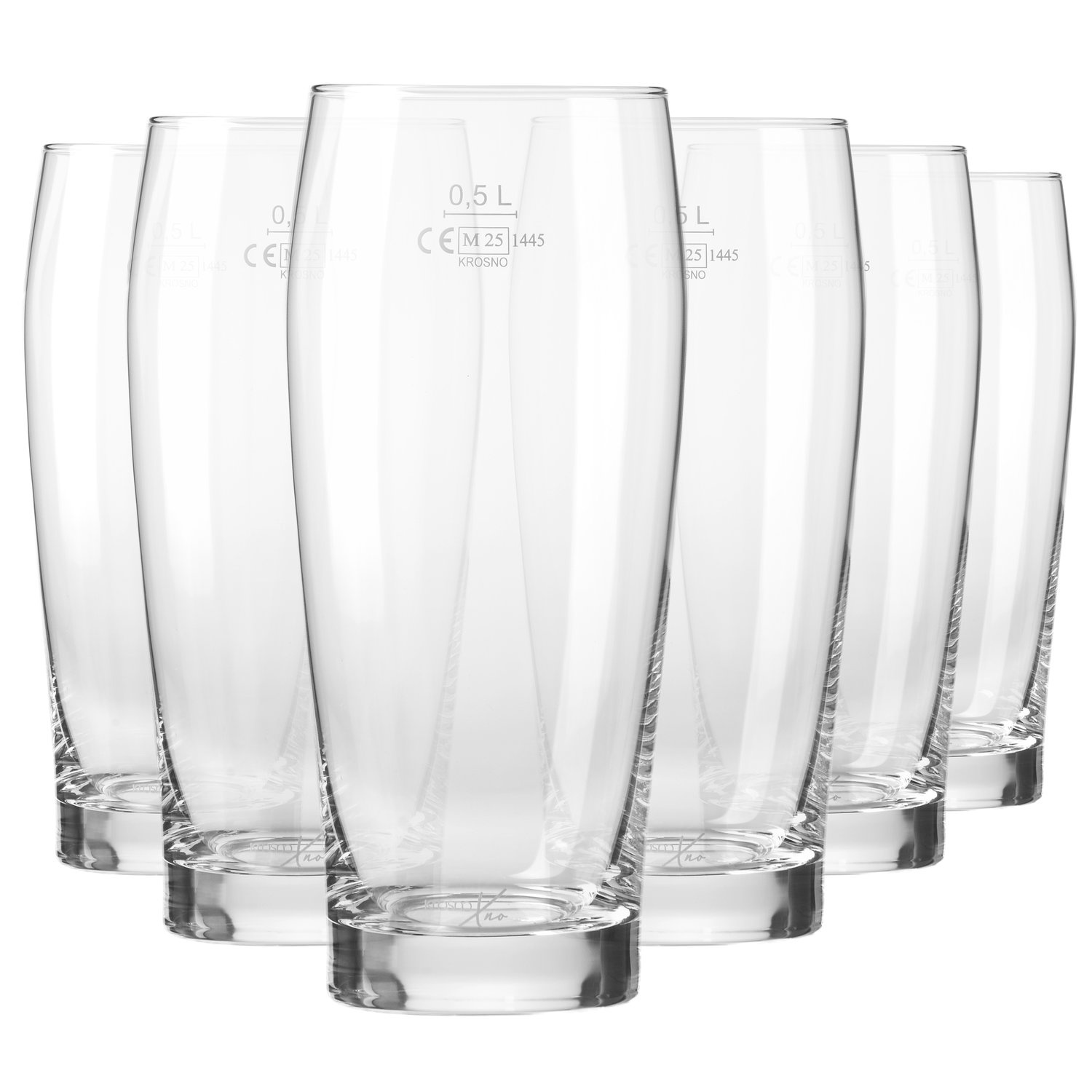 Verres à bière XNO BEER TUMBLER 590 ICE, 590 ml, lot de 6 pièces | KROSNO GLASS F687334050046900