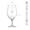 Verres à bière BEER GOBLET 540, XNO, 540 ml, lot de 6 pièces | KROSNO GLASS FKMD127048003000