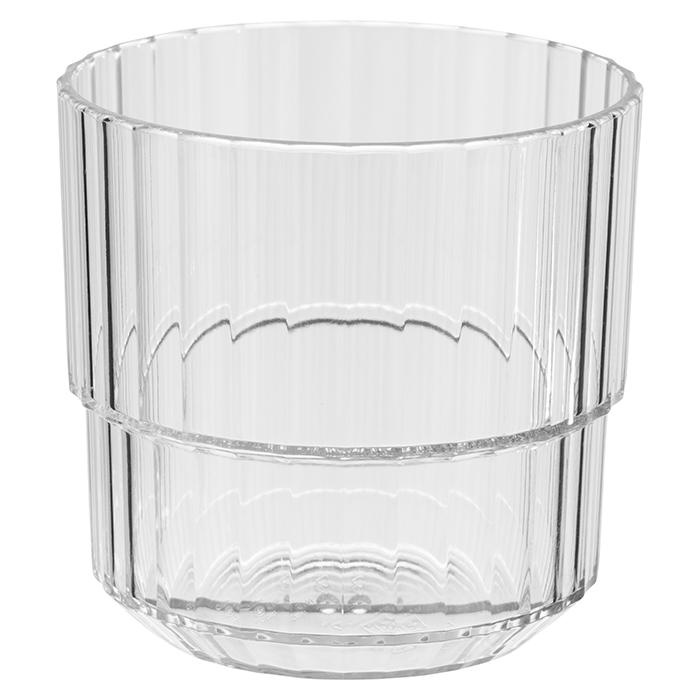 Verre en tritan LINEA, 220 ml, 8,5x8 cm, lot de 48 pièces | APS 10561