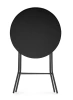 Table de cocktail ronde, noire, diam. 80 cm | AMERBOX 811047