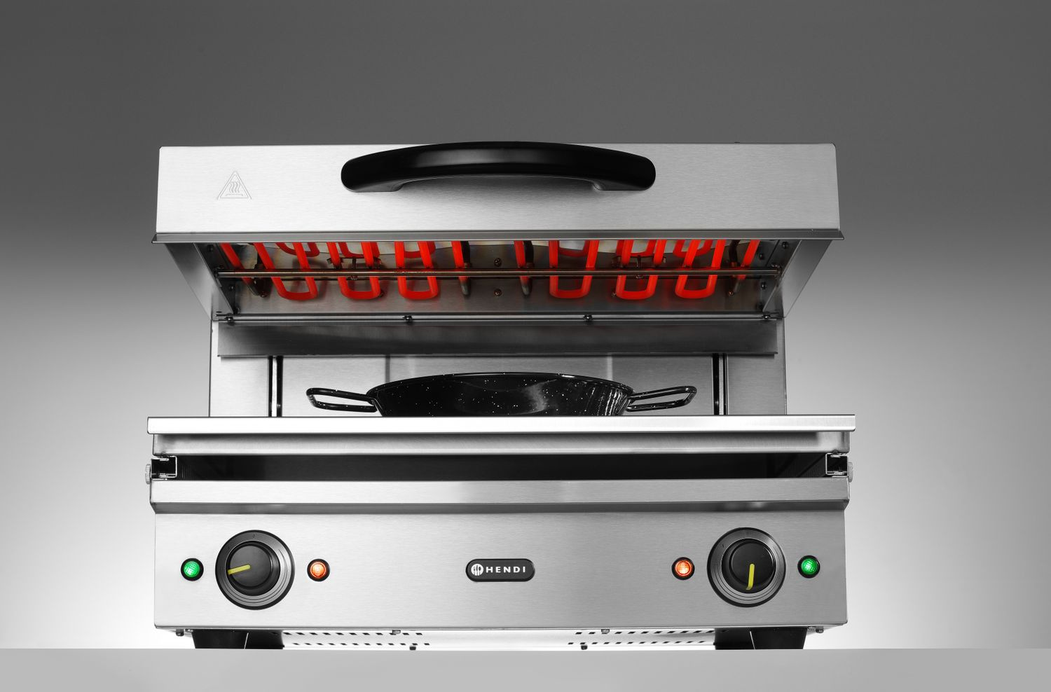 Salamandre électrique, 3,6 kW, grille 59x32 cm | HENDI 264706