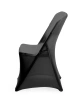 Housse pour chaise de catering, noire 54x44x84 cm | HENDI 816370