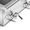 Friteuse électrique 2 cuves 2x16L avec robinet de vidange, zone froide, 10 kW, 230 V | FORGAST FG09016