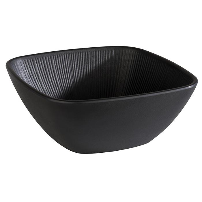 Bol NERO, mélamine, noir, 19,5x19,5x8 cm, 1,5 l | APS 85071