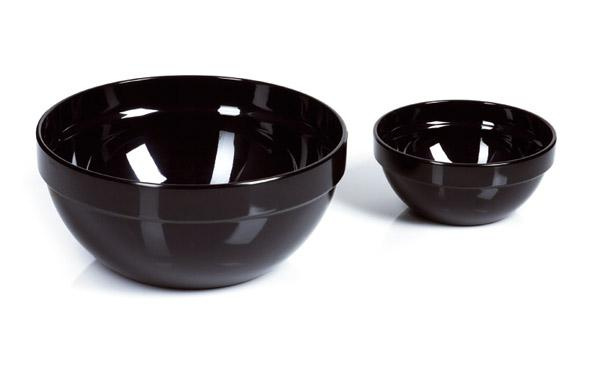 Bol CASUAL MAXI noir en mélamine, 14 x 6,5 cm, 500 ml | APS 83701