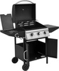 Grill à charbon DELUXE, avec armoire, grille 57x37 cm | LUND 99588