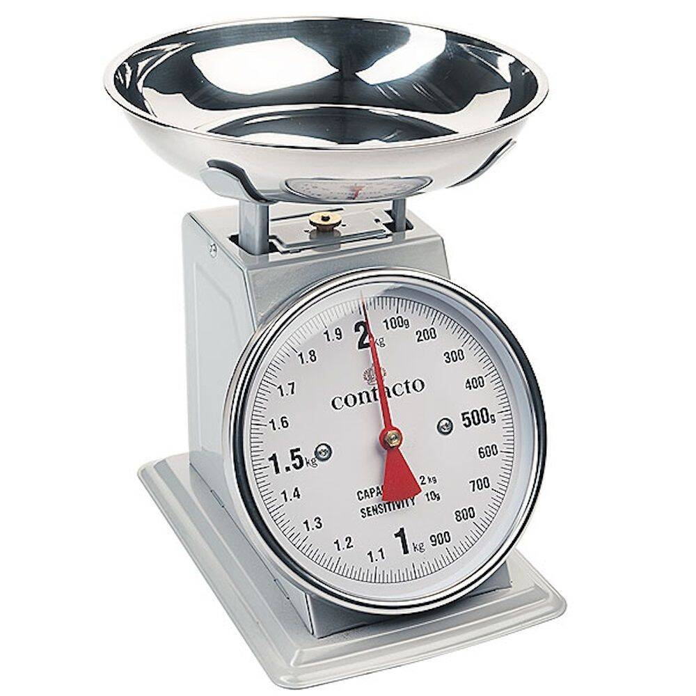 Balance de cuisine avec plateau, jusqu’à 2 kg, précision 10 g | CONTACTO 242/002